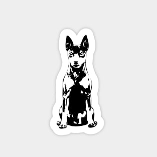 Miniature Pinscher Black and Tan Cute Puppy Dog Sticker